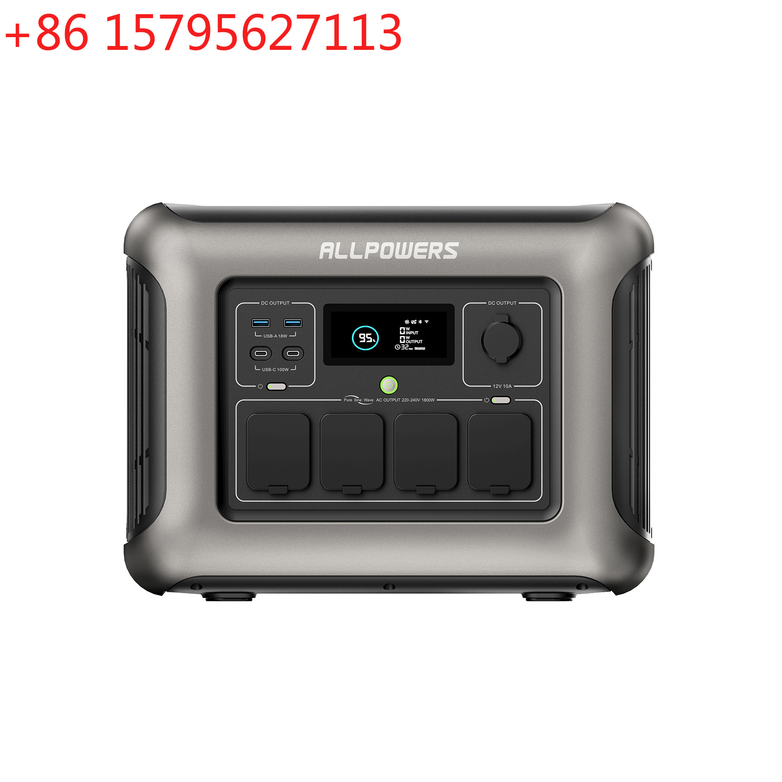 Ups Power Supply Outdoor - ALLPOWERS Outdoor-Stromversorgung 1600W Lithium-Eisenphosphat-Energiespeicher, mobile Stromversorgung,