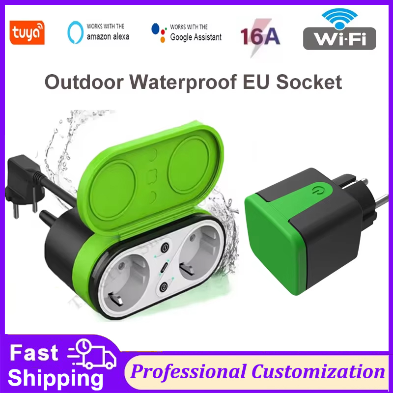 Outdoor Power Socket - Tuya EU 16A WLAN Smart Outdoor-Steckdose