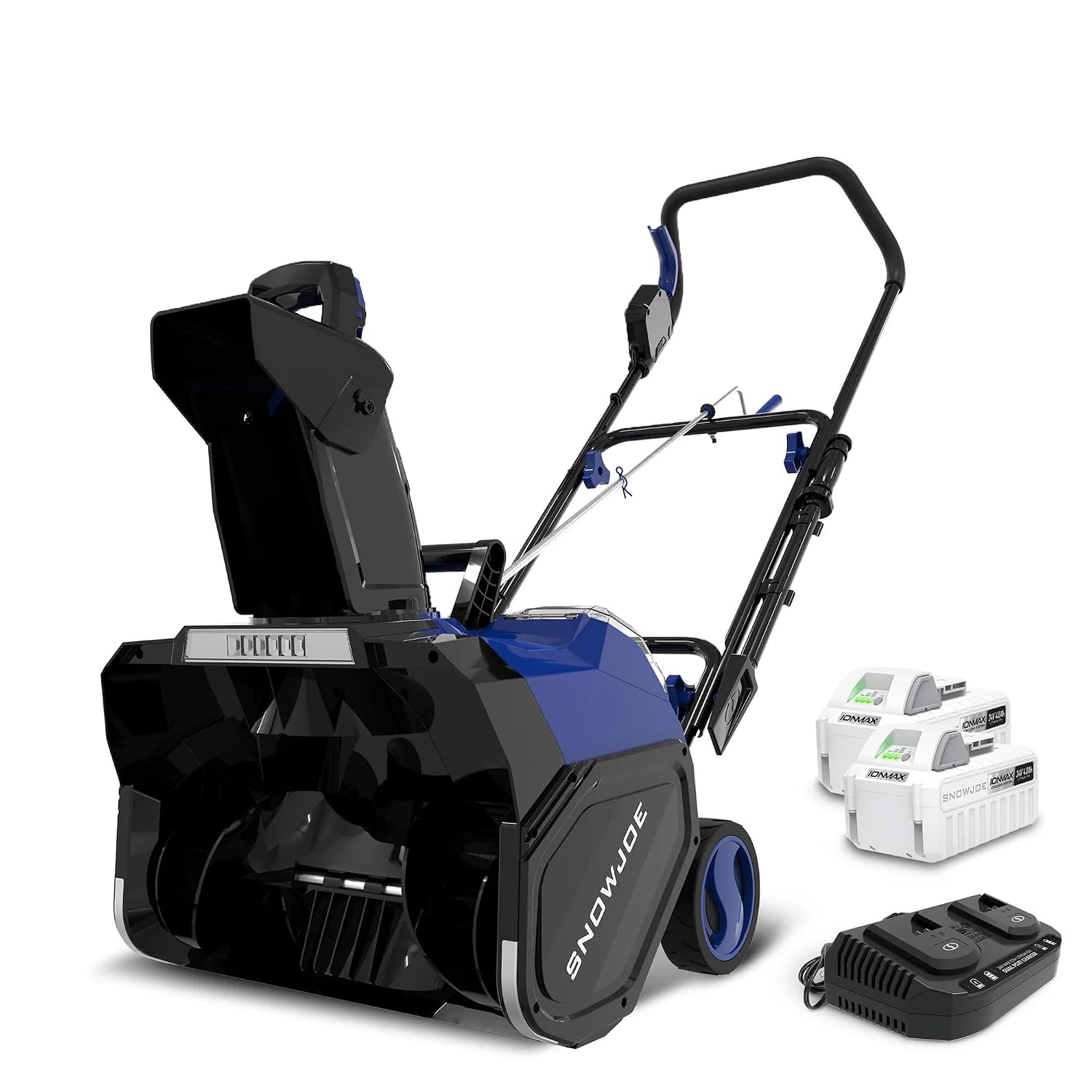 Snow Blower Single - IONMAX 48V Kabellose Elektrische Schneefräse, 24V-X2-SB18-GO