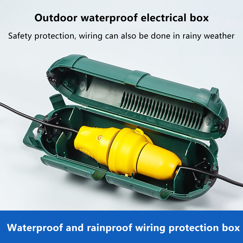 Outdoor Power Outlet - Outdoor-Verlängerungskabel-Sicherheitsabdeckung mit wasserdichter Dichtung, elektrischer Anschlusskasten