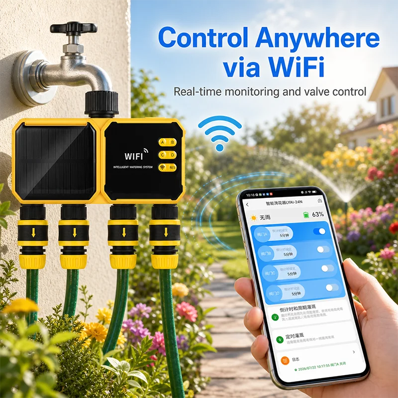 Intelligenter 2/4-Zonen Solarb – Power Zone Outdoor Timer Bewertung und Preis