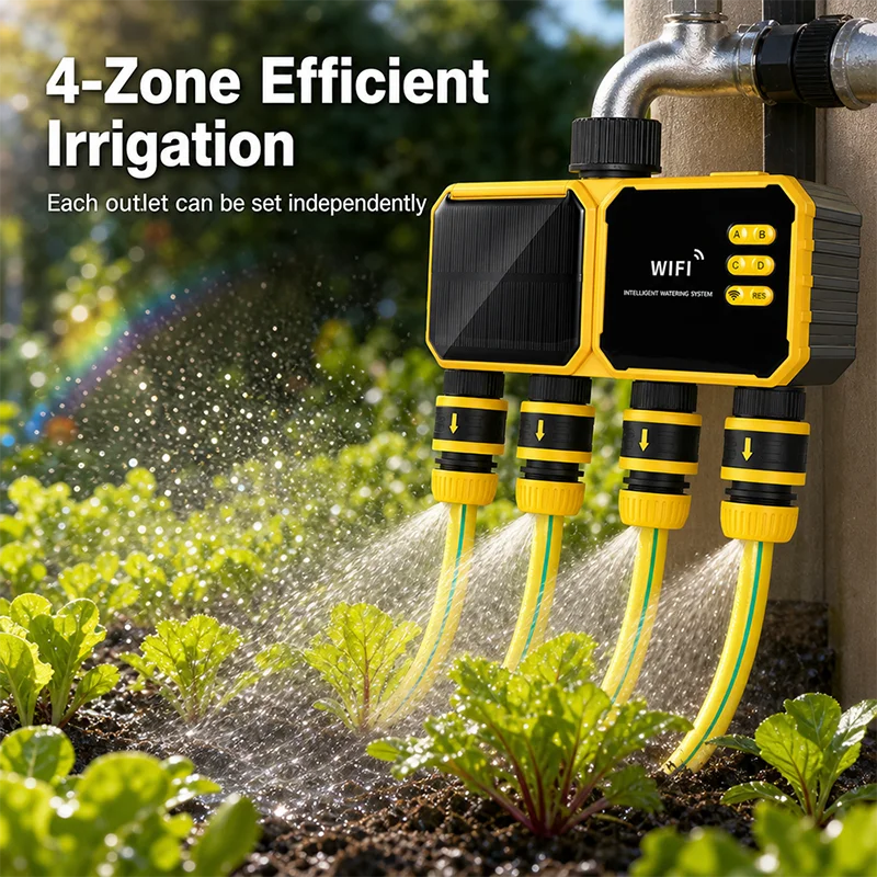 Intelligenter 2/4-Zonen Solarb – Power Zone Outdoor Timer Bewertung und Preis