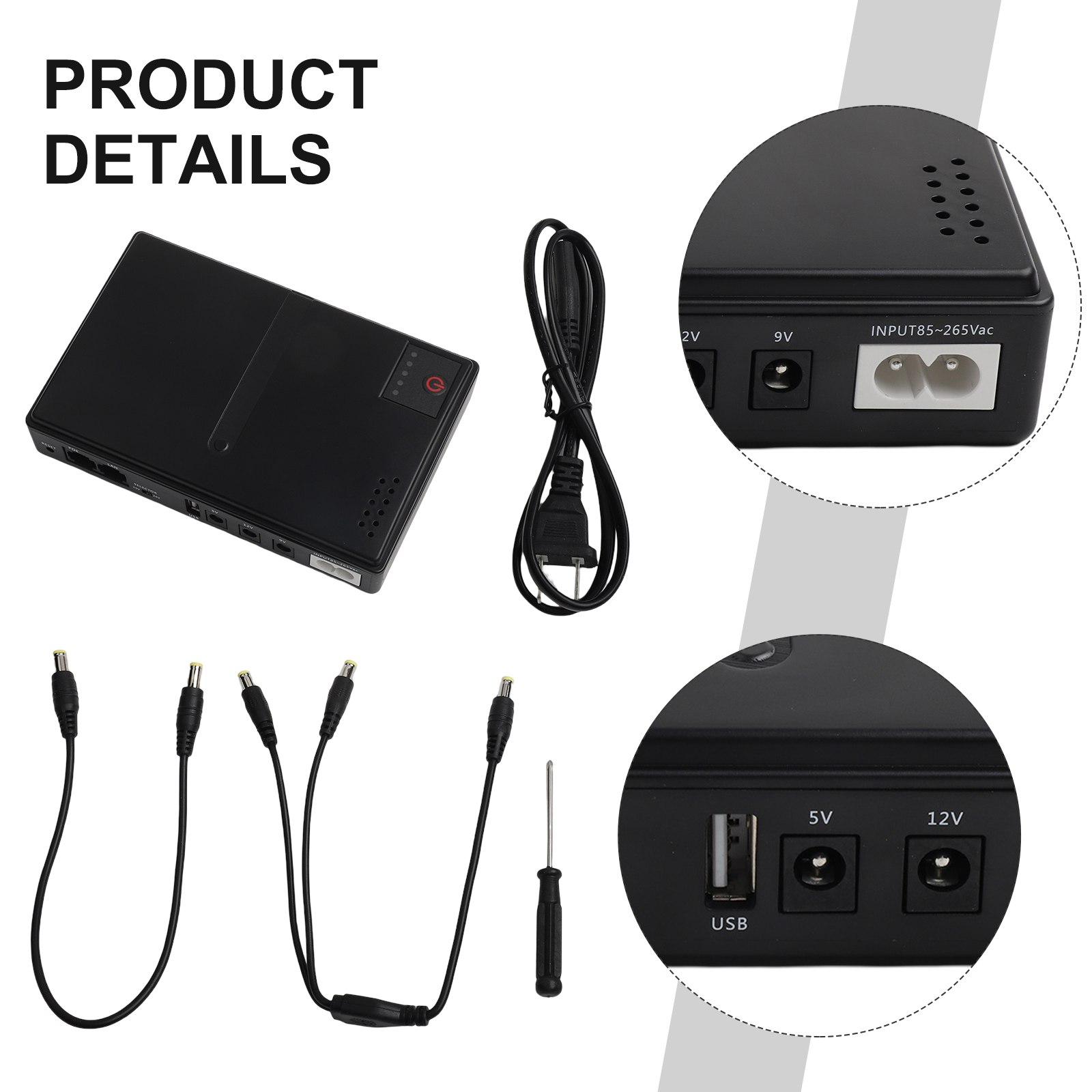1018L 5V 9V 12V Backup-DC-USV  – Ups Power Supply Outdoor Bewertung und Preis