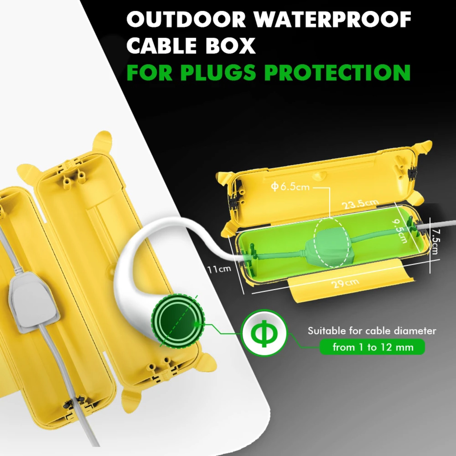 IP44 Outdoor-Verlängerungskabe – Outdoor Power Adapter Bewertung und Preis