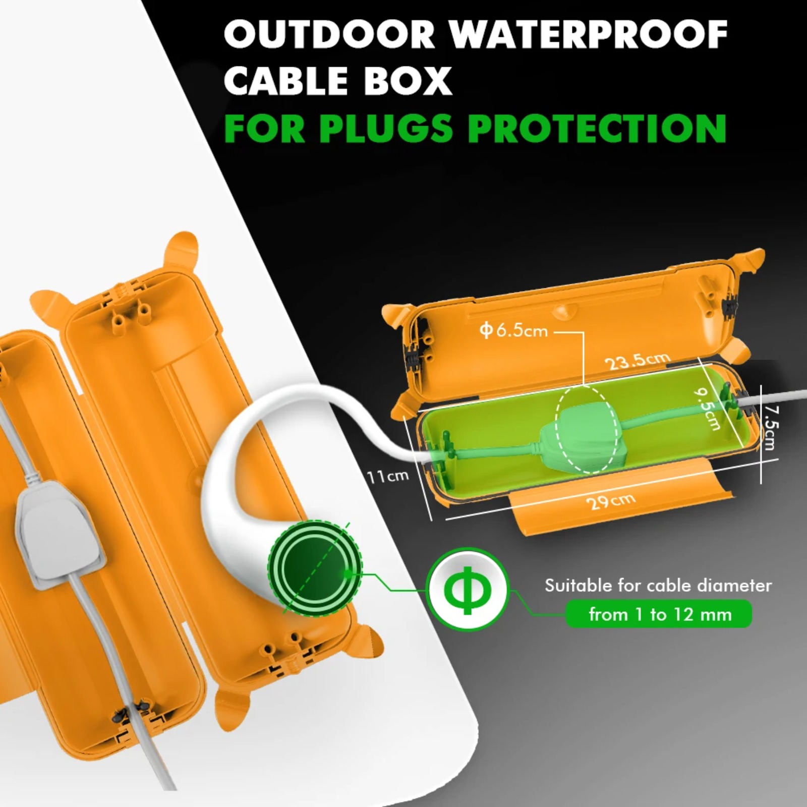 IP44 Outdoor-Verlängerungskabe – Outdoor Power Adapter Bewertung und Preis