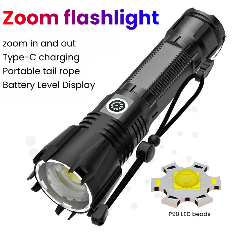 Hochleistungs-P90-LED-Taschenl – Outdoor Power Meter Bewertung und Preis