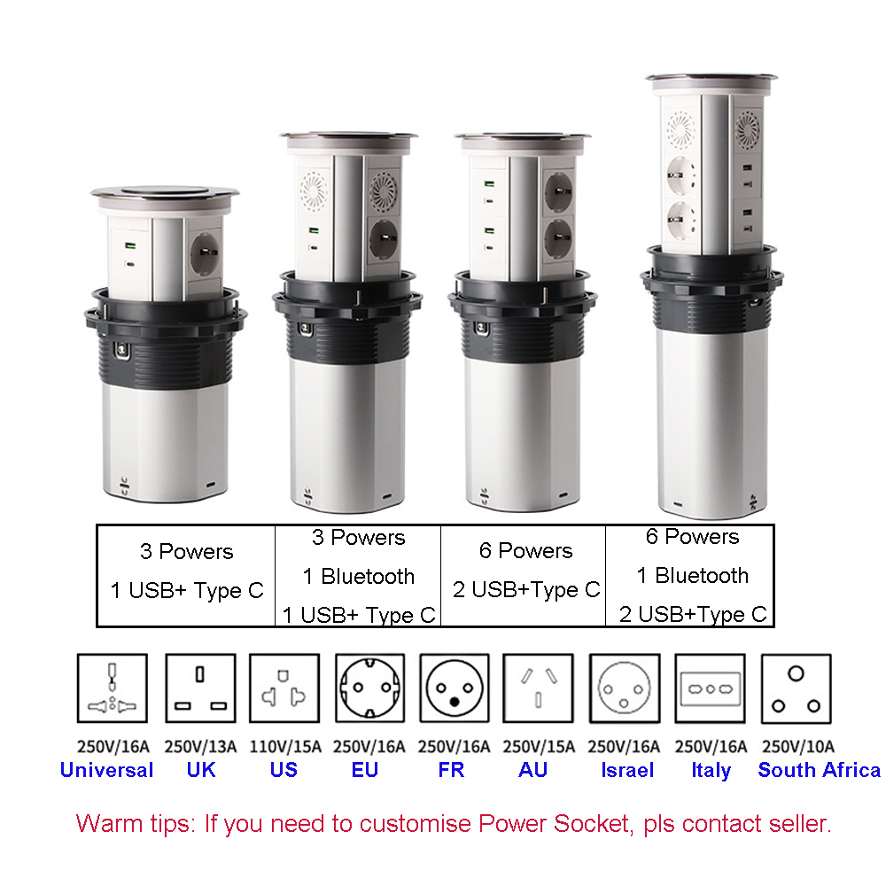 IS/EU/US/FR/MX/IT/AU Pop-up El – Outdoor Power Outlet Bewertung und Preis