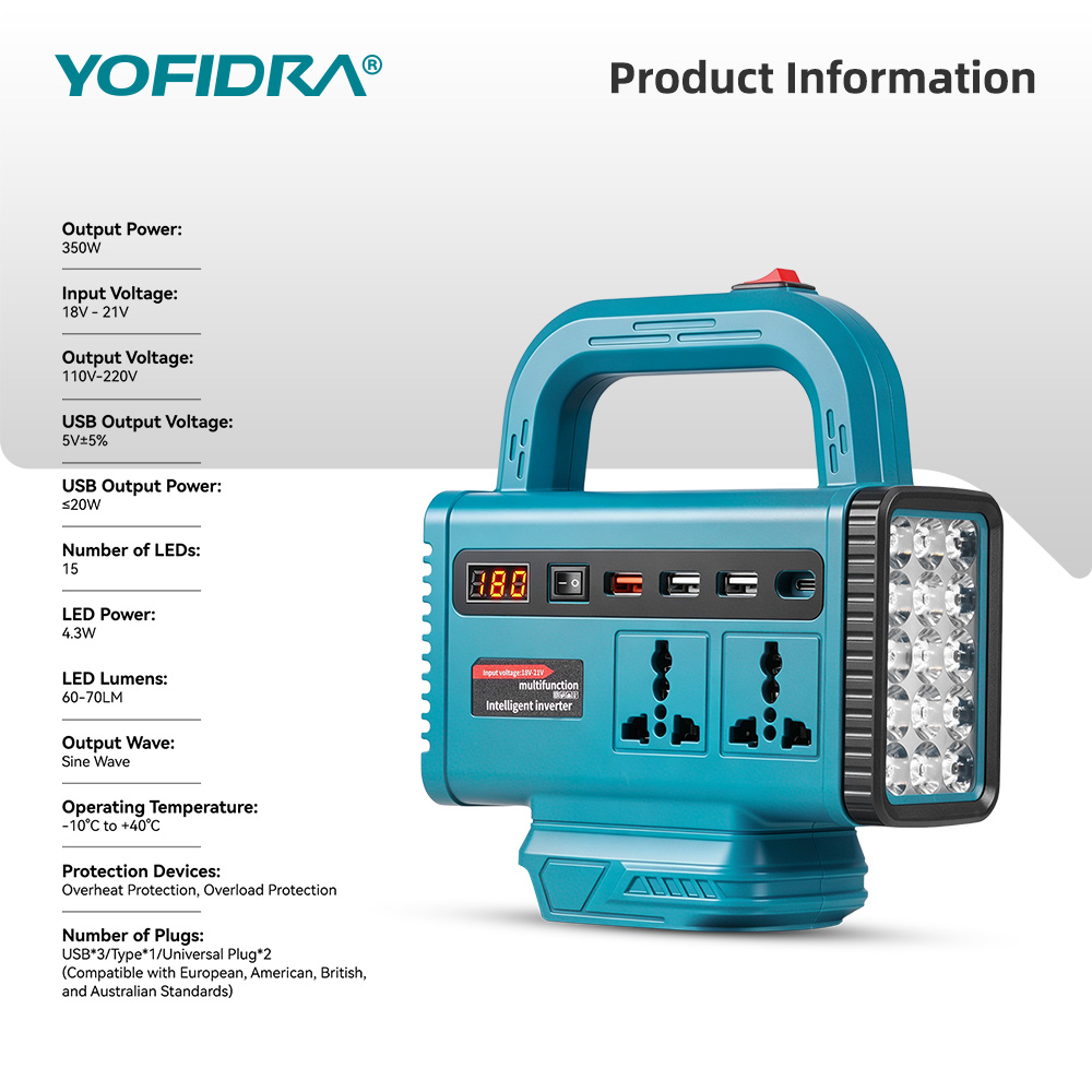 YOFIDRA 220V Tragbarer Stromwe – Outdoor Power Outlet Bewertung und Preis