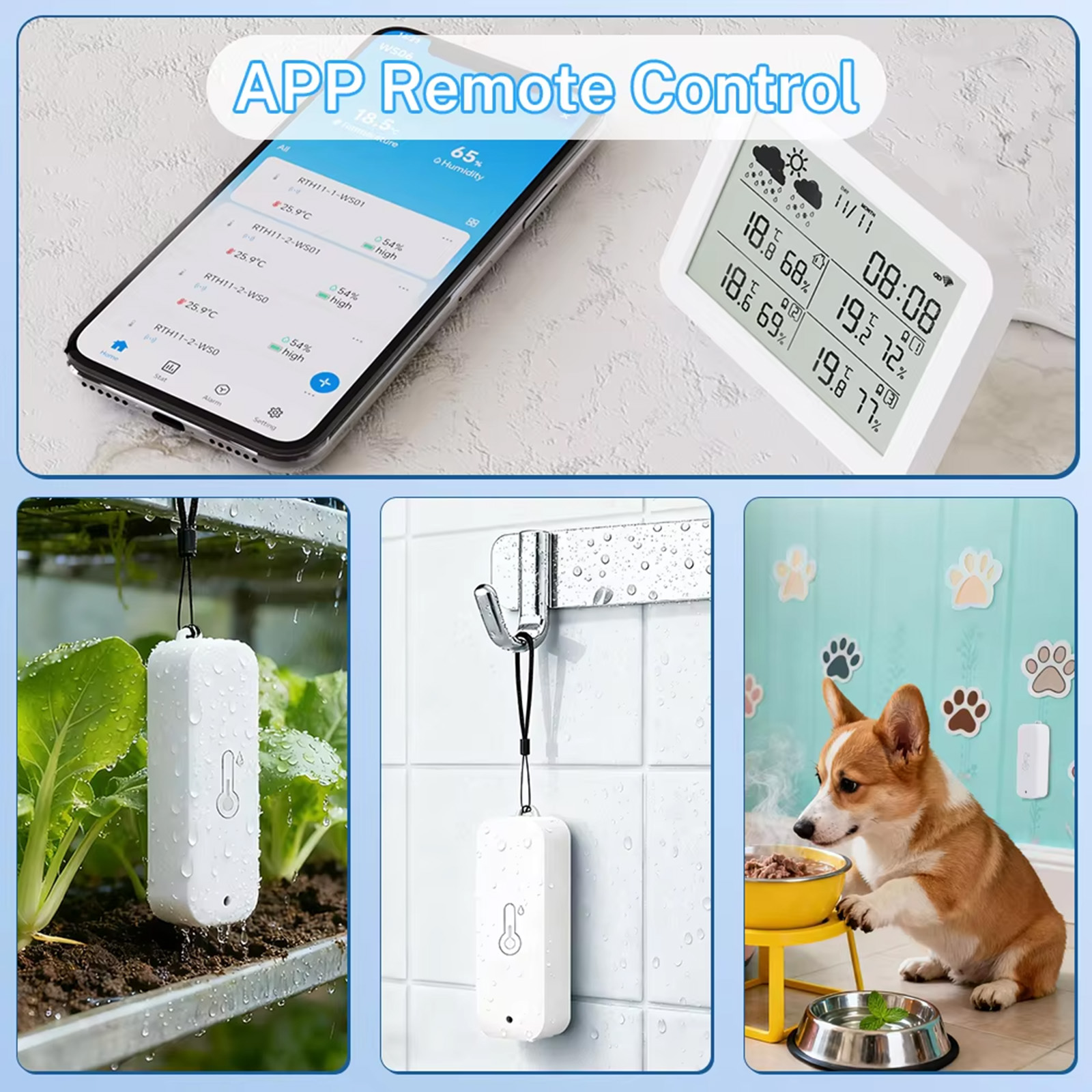 Tuya WiFi+RF433 Wetterstation, – Outdoor Power Meter Bewertung und Preis