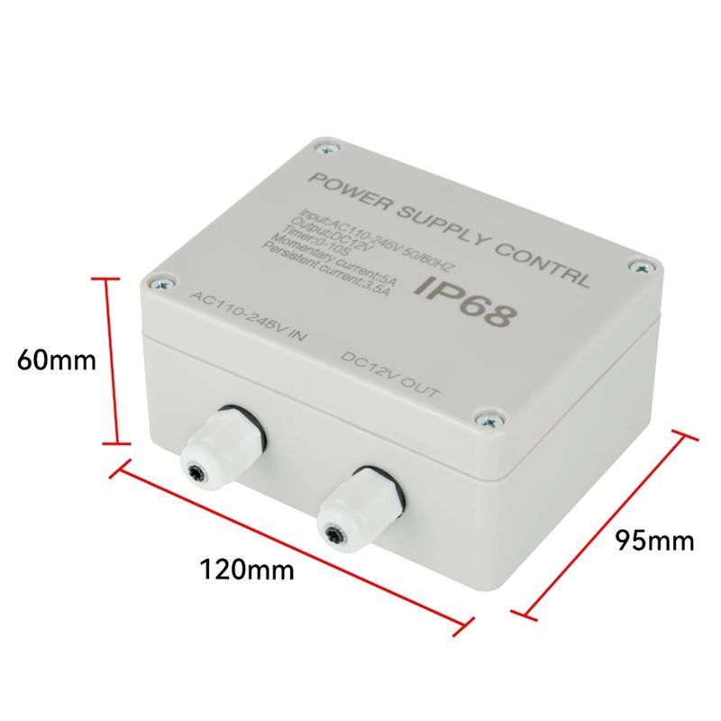AA84 Neue Outdoor IP68 12VDC 5 – Ups Power Supply Outdoor Bewertung und Preis