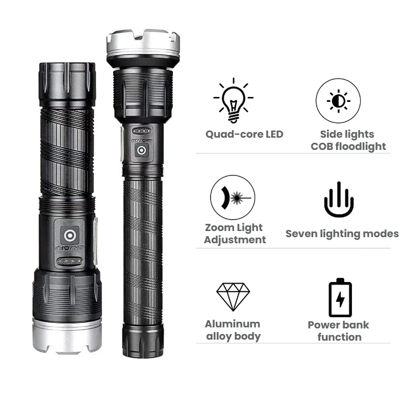 Hochleistungs-LED-Taschenlampe – Outdoor Power Meter Bewertung und Preis